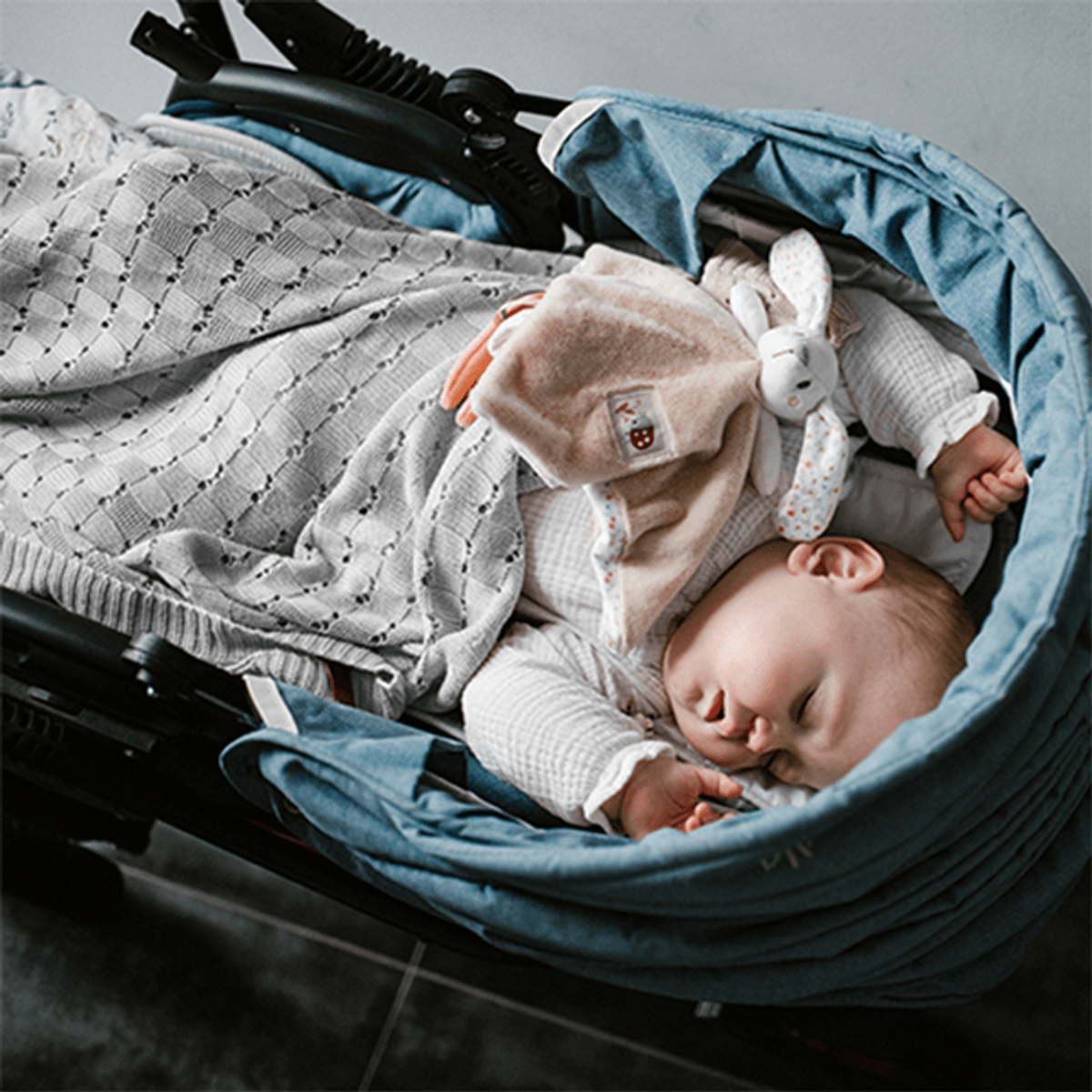 Babyono | Babyteppe | Bambus  | Lys Grå