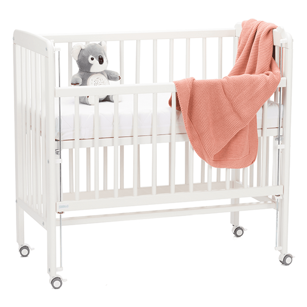 Fillikid | Strikket babyteppe | 80 x 100 cm | Rose
