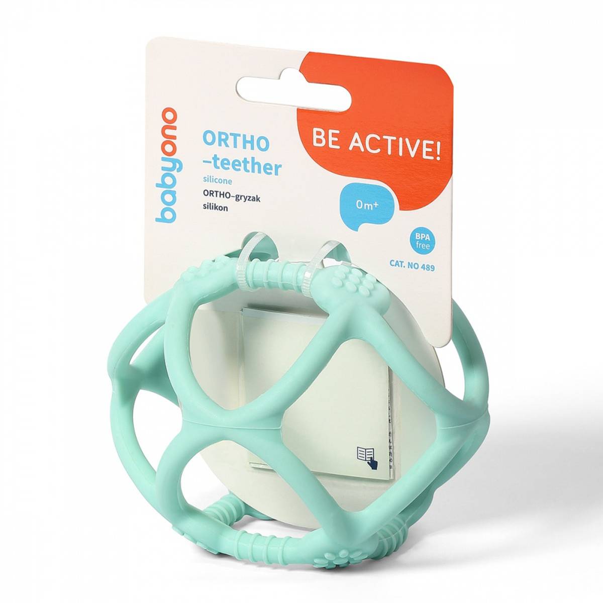 Babyono | Silikon Gripe og Biteleke | Mint