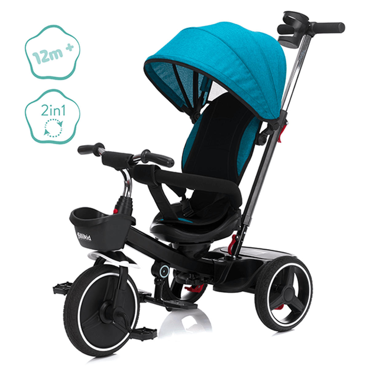 Fillikid | Niki 360  Trehjulsykkel | Turkis