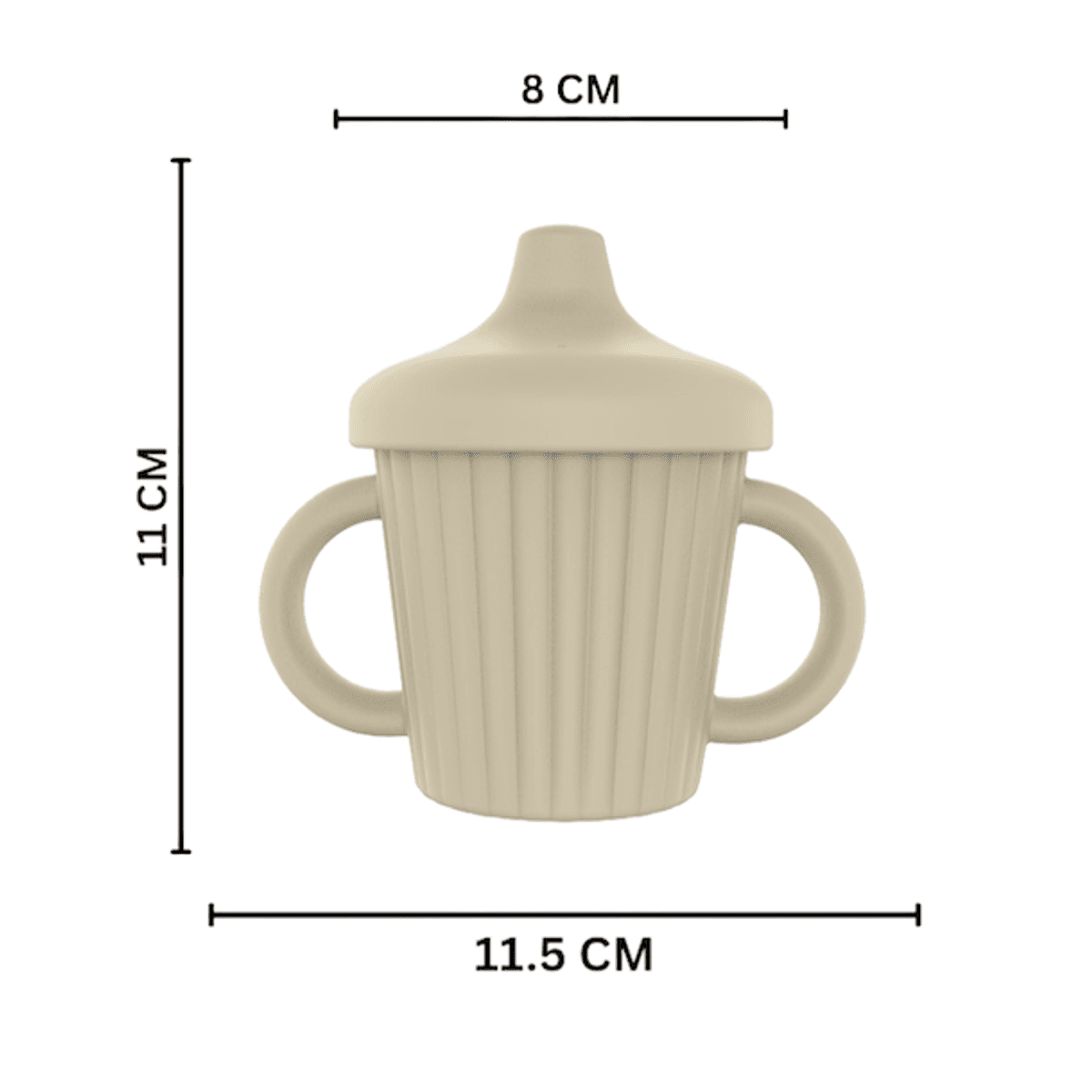 Troller Kids | Silikon Tutekopp | Beige