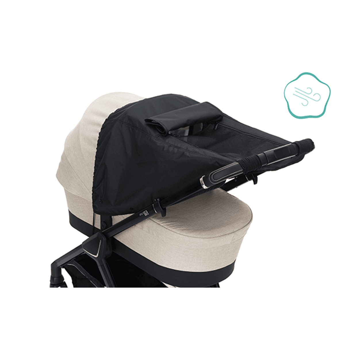 Fillikid | Deluxe Solskjerm Universal | Black Melange 