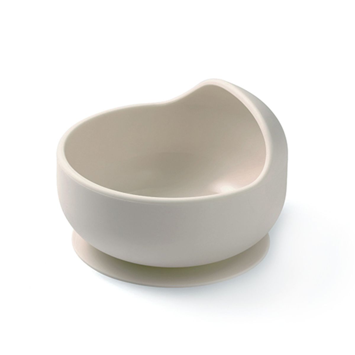 Babyono | Silikonskål med sugekopp | Beige