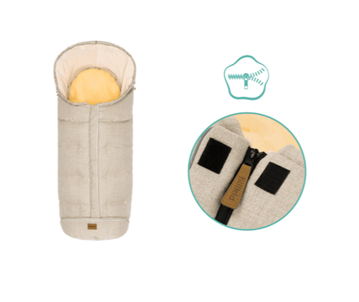 Fillikid | Dunpose Med Lammeskinn | Sand Melange