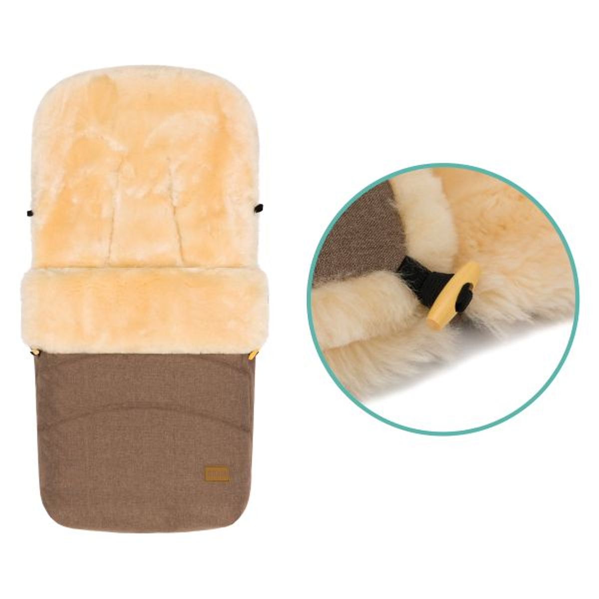 Fillikid | Davos Lammeskinnspose | Brown