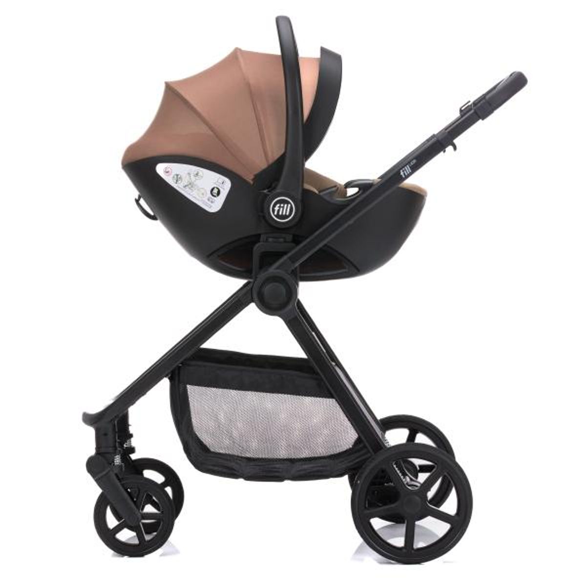 Fillikid | Lion vognpakke + bilstol | Sand