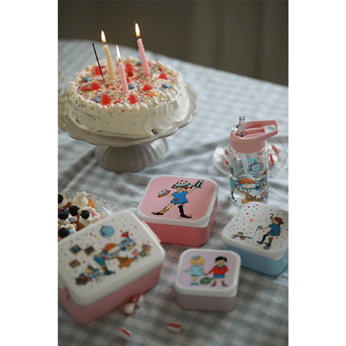 Rätt Start | Pippi Birtday |  Snacks Bokser 3 pk. 