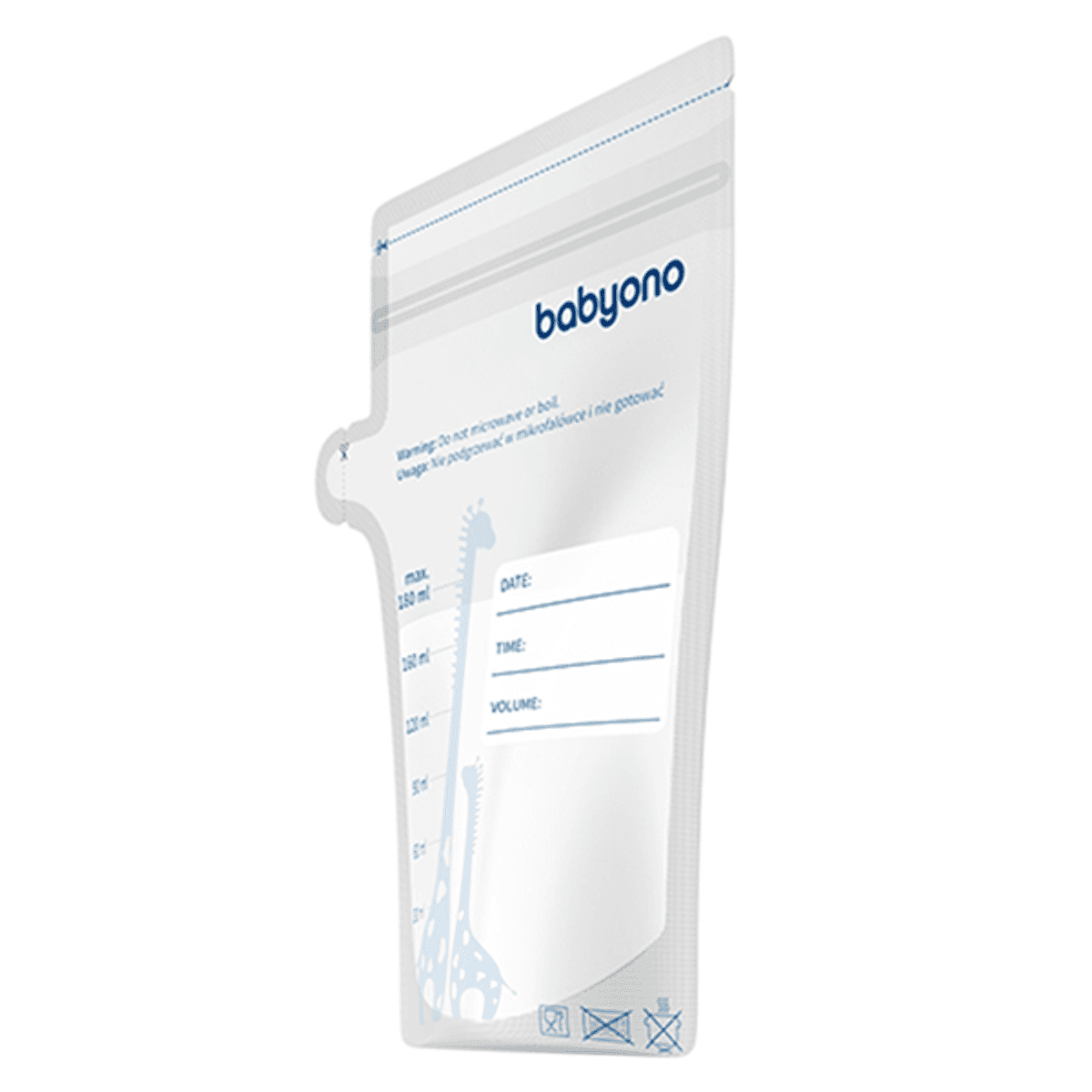 Babyono | Oppbevaringspose for brystmelk 180 ml | 30stk