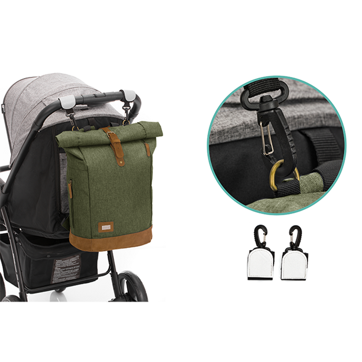 Fillikid | Stellesekk Berlin | Darkgreen Melange