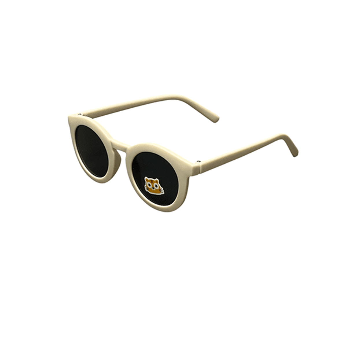 Troller | TinyShade | Solbrille til barn i silikon | 0-3 år | Kremhvit