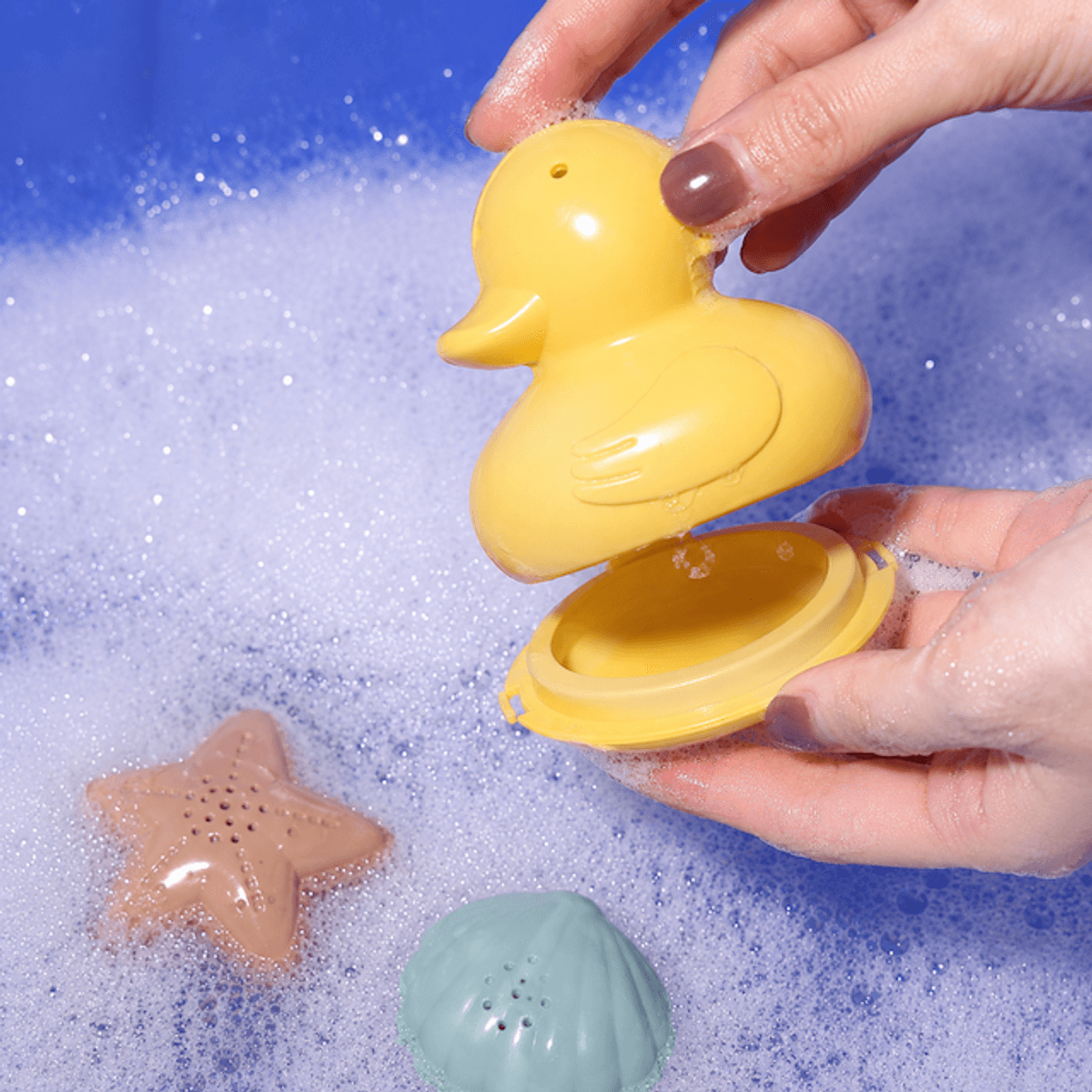 Troller Kids | Vaskbare Silikon Badeleker | 4 stk. figurer