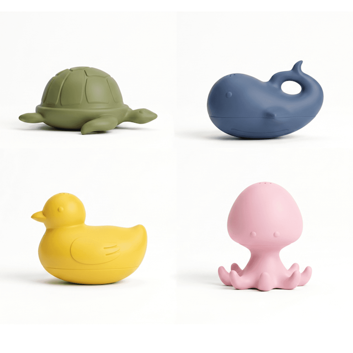 Troller Kids | Vaskbare Silikon Badeleker | 4 stk. figurer