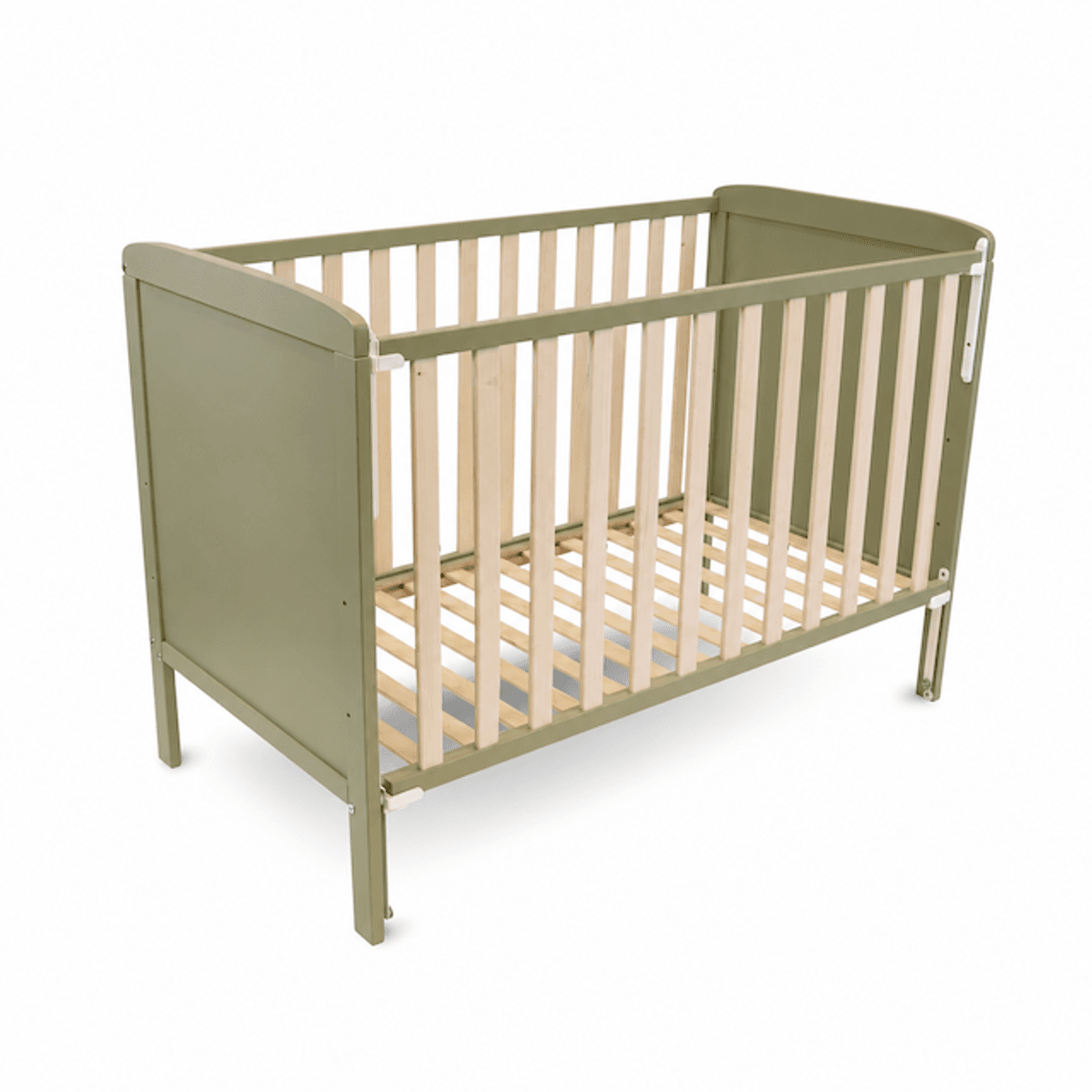 Troller | Luna Sprinkelseng | Justerbar Side 120x60 cm | Grønn/ Natur