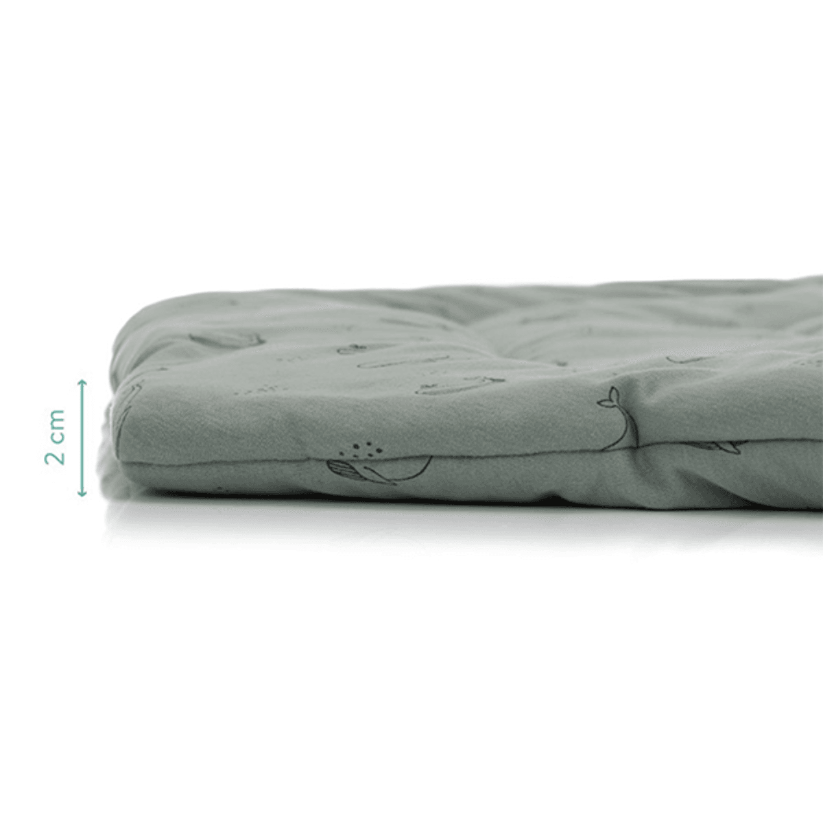 Fillikid | Sekskantet Leketeppe | Whale Green
