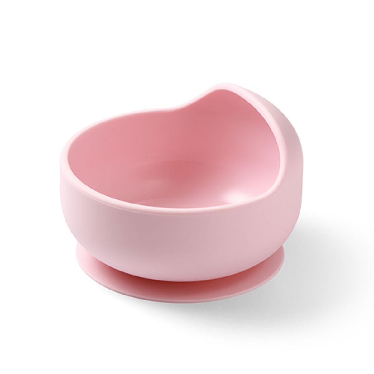 Babyono | Silikonskål med sugekopp | Rosa